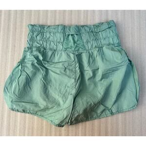 Love Tree Athletic Shorts Women’s Large Green High Waisted Running Gym Lined